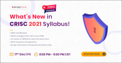 CRISC -Whats New in CRISC 2021 Syllabus!
