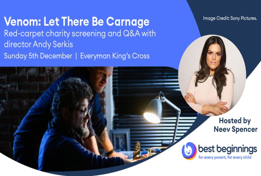 Charity screening of Venom Let There Be Carnage and Q&A with director Andy Serkis, Greater London, England, United Kingdom