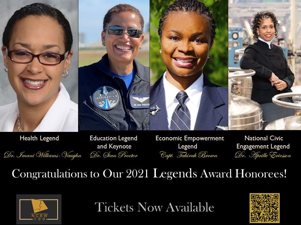 NCBW Legends 2021:  A Celestial Holiday - Breaking Barriers Beyond the Skies, Online Event