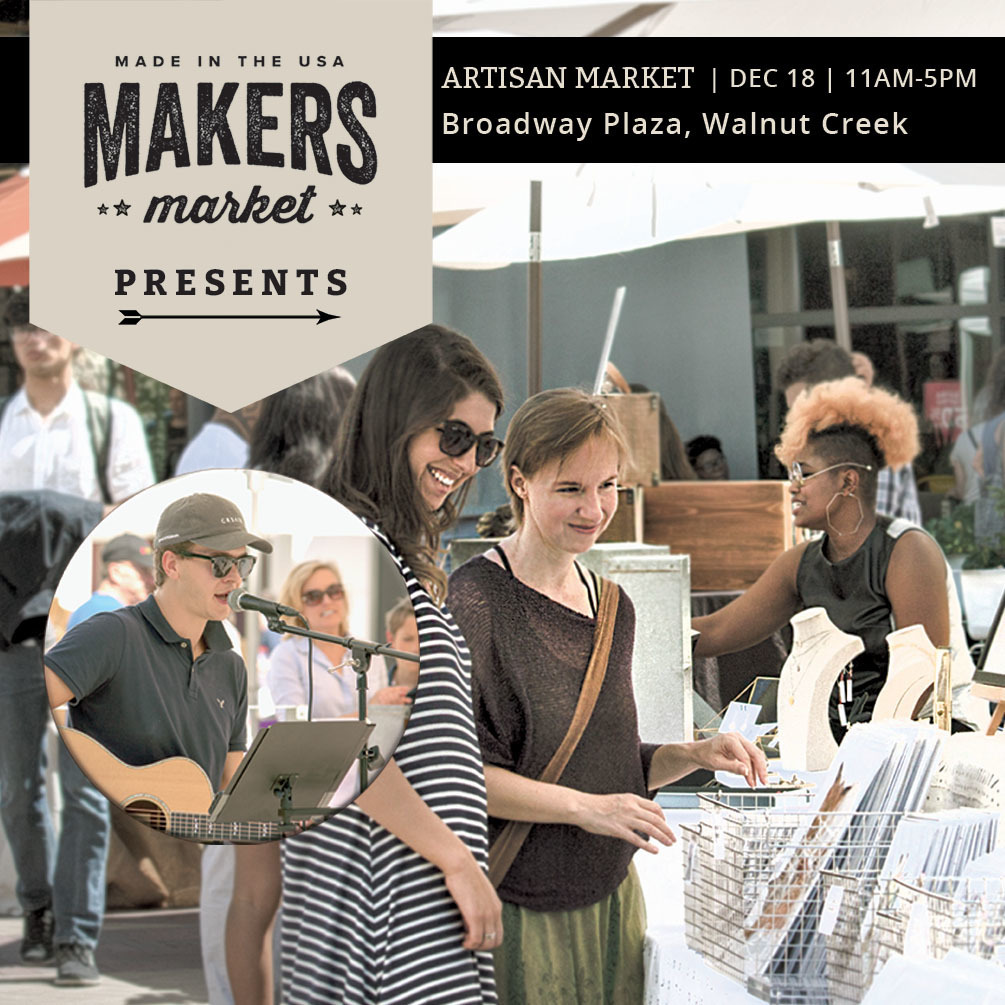 Makers Market In the Plaza, Walnut Creek, California, United States