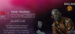 TINIE TEMPAH is coming all the way to perform live in Bahrain