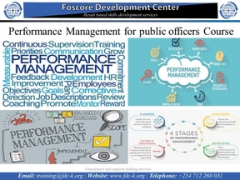 Performance Management for public officers
