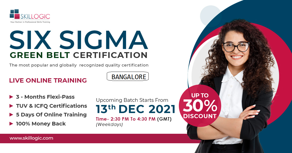 SIX SIGMA GREEN  BELT CERTIFICATION TRAINING IN BANGALORE, Online Event