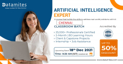 Artificial Intelligence Expert in Chennai - December'21
