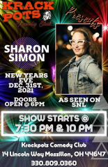 Krackpots Comedy Club New Years Eve Spectacular with Sharon Simon