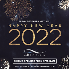 Ammos Estiatorio NYC New Years Eve party 2022