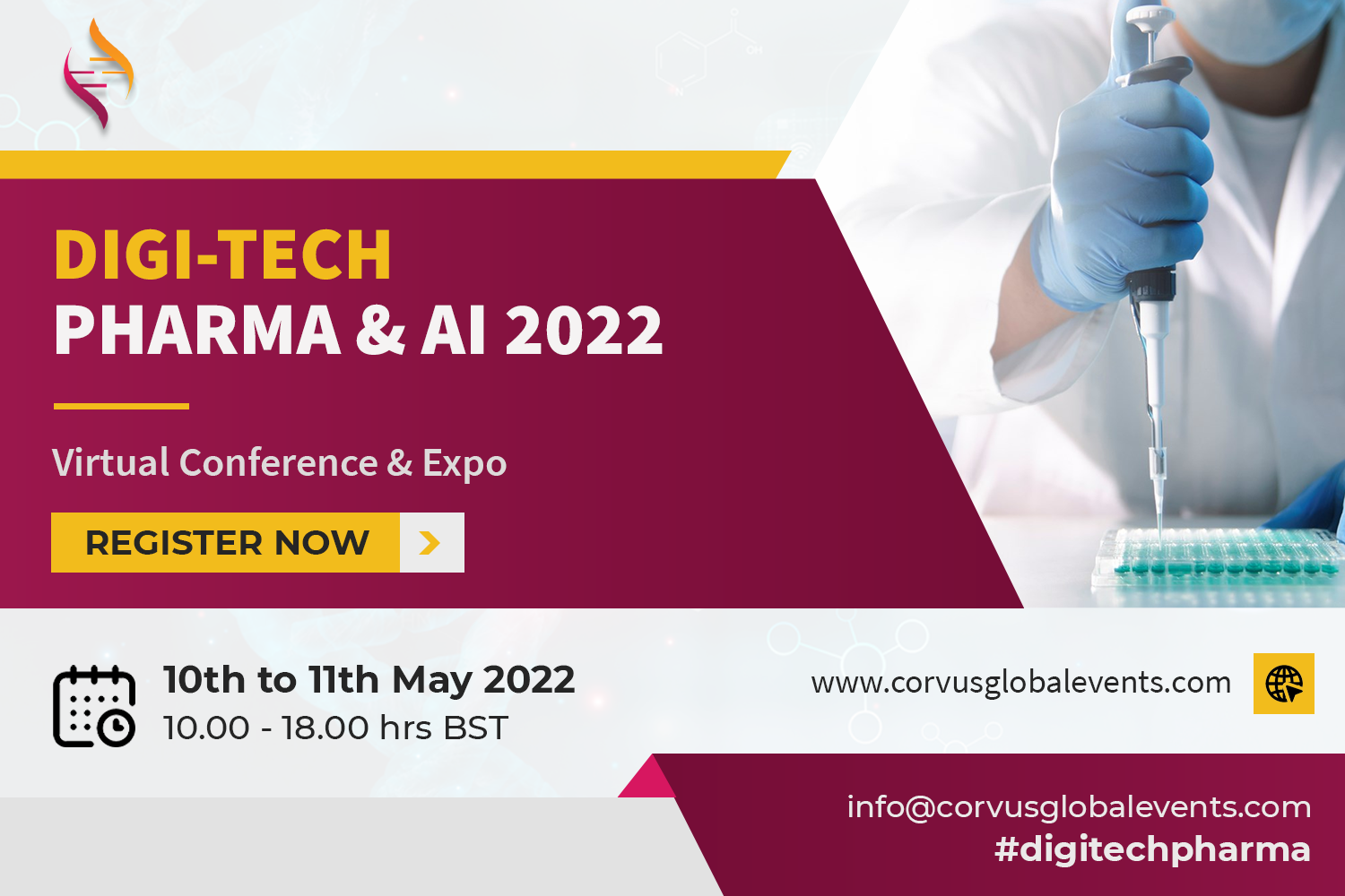 Digi-Tech  Pharma & AI 2022 Virtual Conference, Online Event