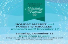 Ambleside Galleria Holiday Market - holiday gift ideas from over 25 local vendors