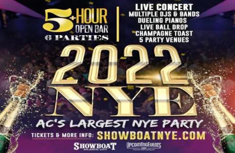NEW YEAR'S EVE IN ATLANTIC CITY AT THE SHOWBOAT HOTEL, Atlantic, New Jersey, United States