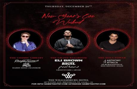 The Williamsburg Hotel New Years Weekend Thursday party 2022, Brooklyn, New York, United States