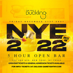 The Ugly Duckling NYC New Years Eve NYE 2022