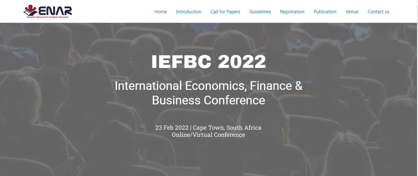 International Economics, Finance & Business Conference in Cape Town