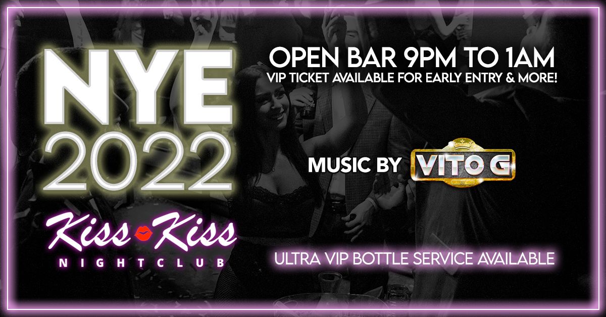 New Year's Eve In Atlantic City At Kiss Kiss Nightclub