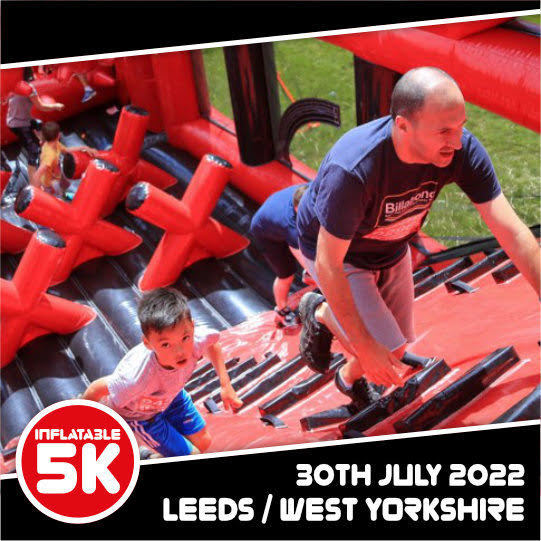 Inflatable 5K Leeds 2022, Leeds, England, United Kingdom