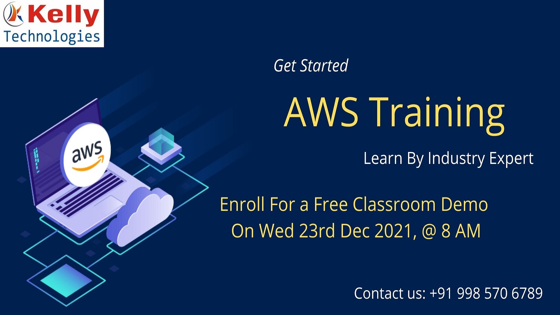 Register For AWS Free Classroom Demo Session On Wed 23rd Dec 2021, @ 8 AM, Hyderabad, Telangana, India