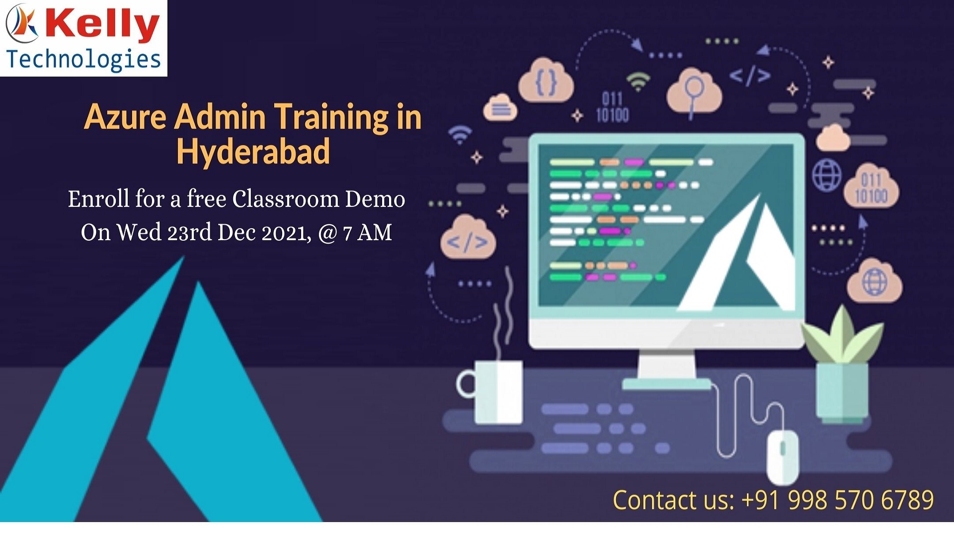 Join Us For Azure Admin Free Classroom Demo On Wed 23rd Dec 2021, @ 7 AM, Hyderabad, Telangana, India