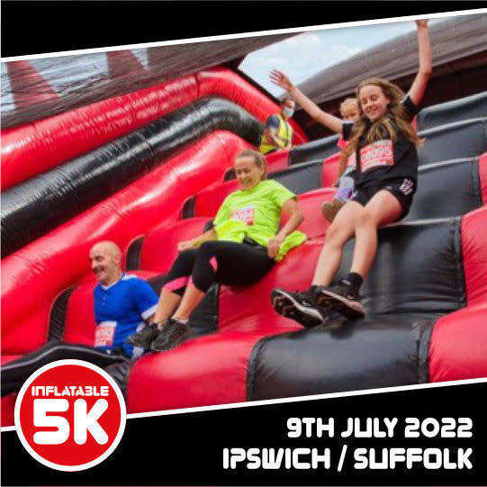 Inflatable 5K Ipswich 2022, Ipswich, Suffolk, United Kingdom
