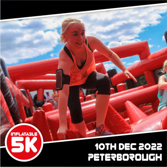 Inflatable 5K Peterborough 2022, Peterborough, England, United Kingdom