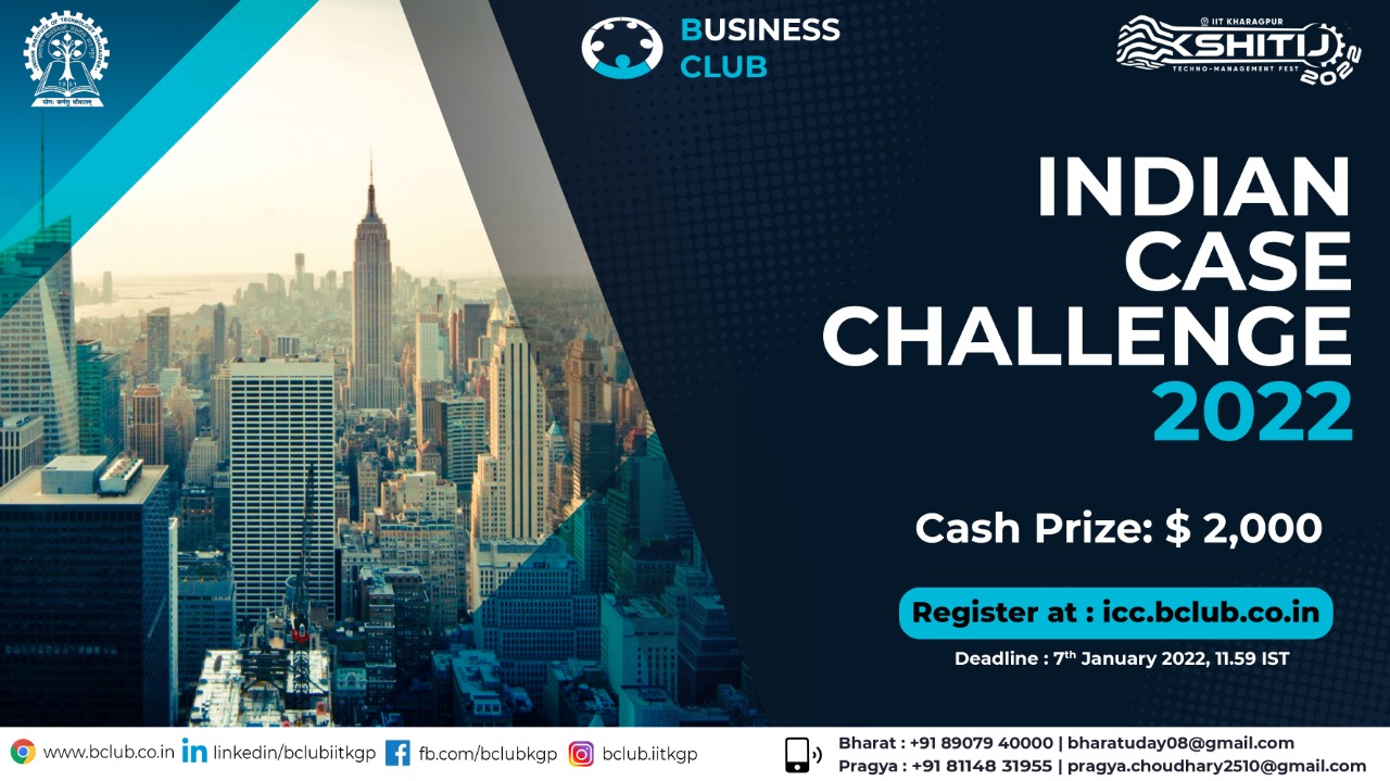 Indian Case Challenge 2022, Online Event