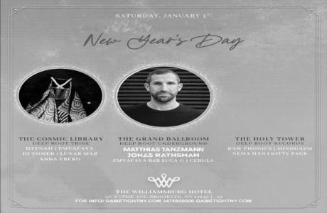 The Williamsburg Hotel New Years Day Saturday party 2022, New York, United States
