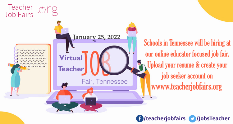 Tennessee Virtual Teacher Job Fair 2022, Online Event