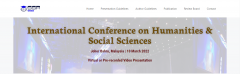 Johor Bahru International Conference on Humanities & Social Sciences (ICHSS) Scopus indexed