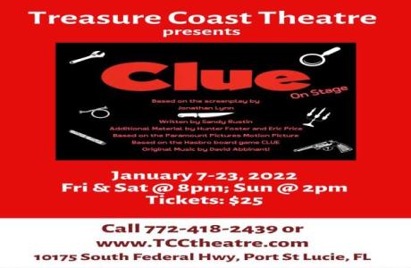 Treasure Coast Theatre presents "Clue: On Stage, Port St. Lucie, Florida, United States