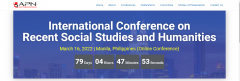 Recent Social Studies and Humanities 2022 International Conference (ICRSH)