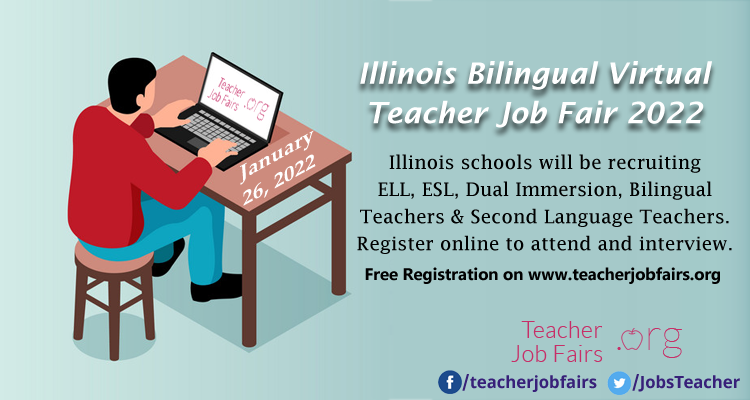 Bilingual Virtual Teacher Job Fair, Illinois, Online Event