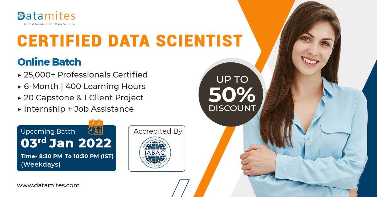 Data Science Certification Training India - January '22, Online Event