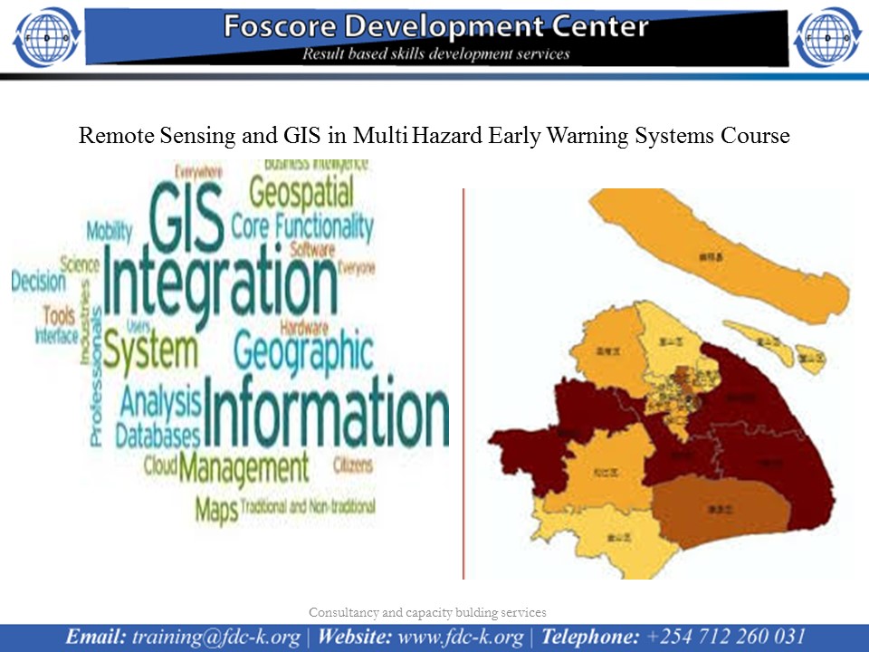 Remote Sensing and GIS in Multi Hazard Early Warning Systems Course ...