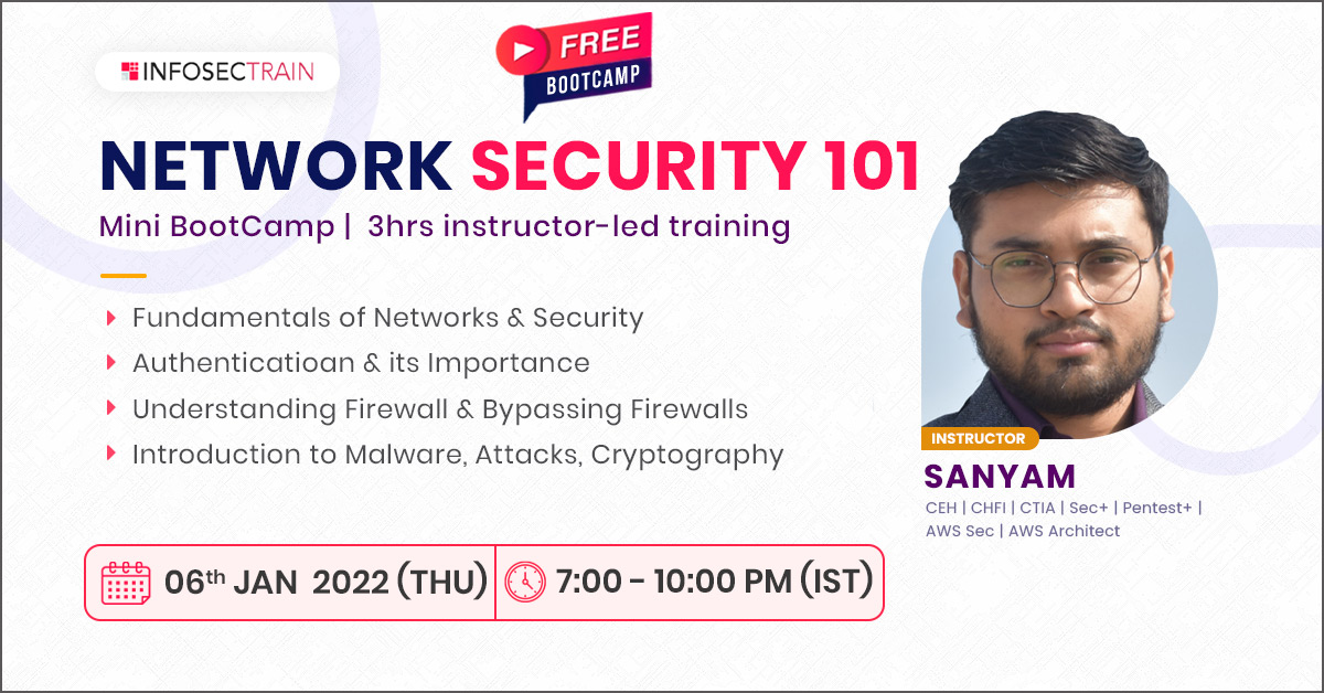 Free Bootcamp for Network Security 101, Online Event