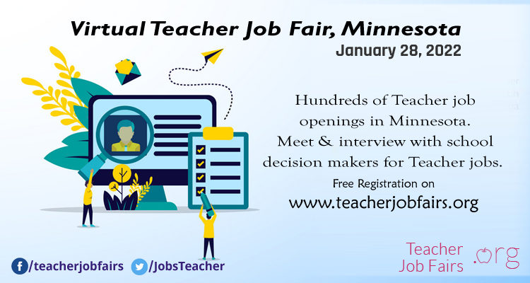 Virtual Teacher Job Fair Minnesota, Online Event