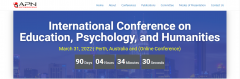 Online International Conference on Education, Psychology, and Humanities (ICEPH 2022)