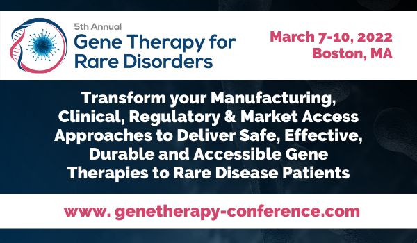 Gene Therapy for Rare Disorders 2022, Boston, Massachusetts, United States