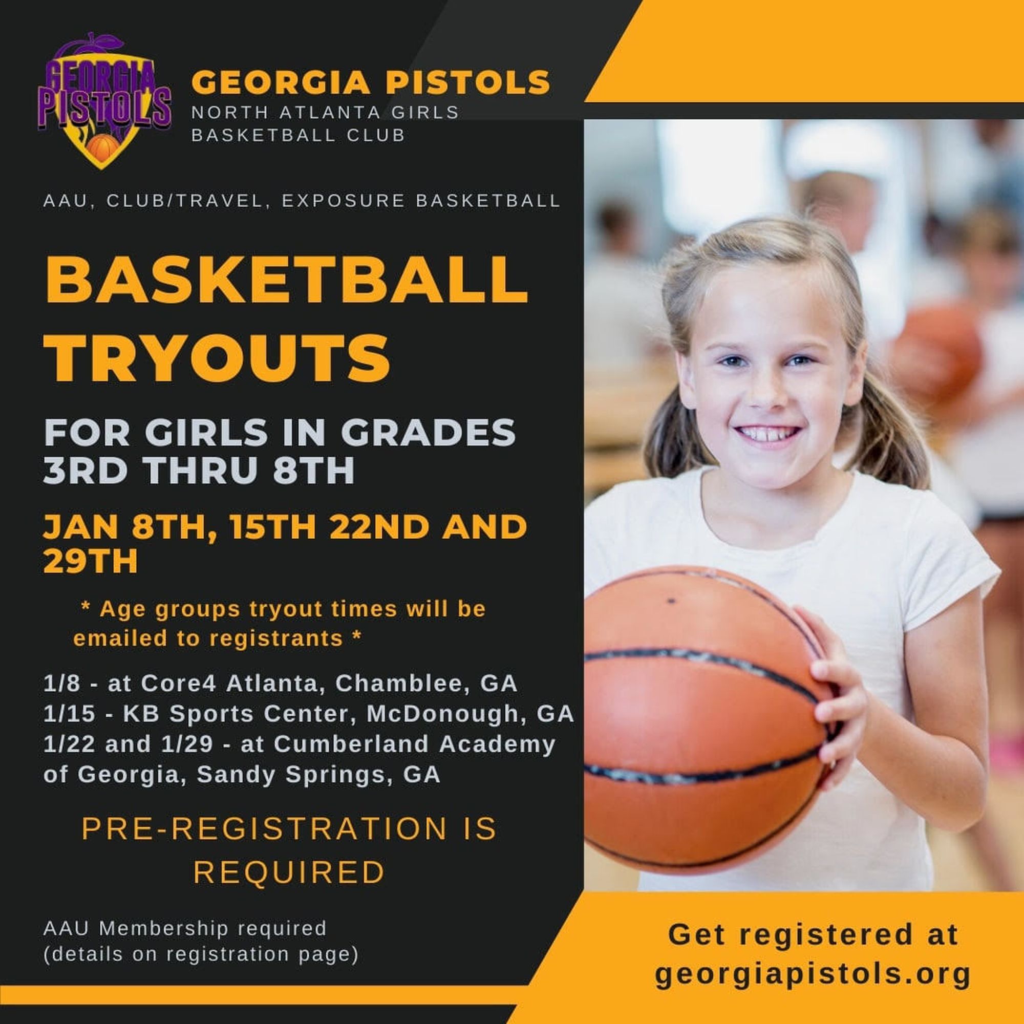 Georgia Pistols Girls Basketball, Atlanta, Georgia, United States