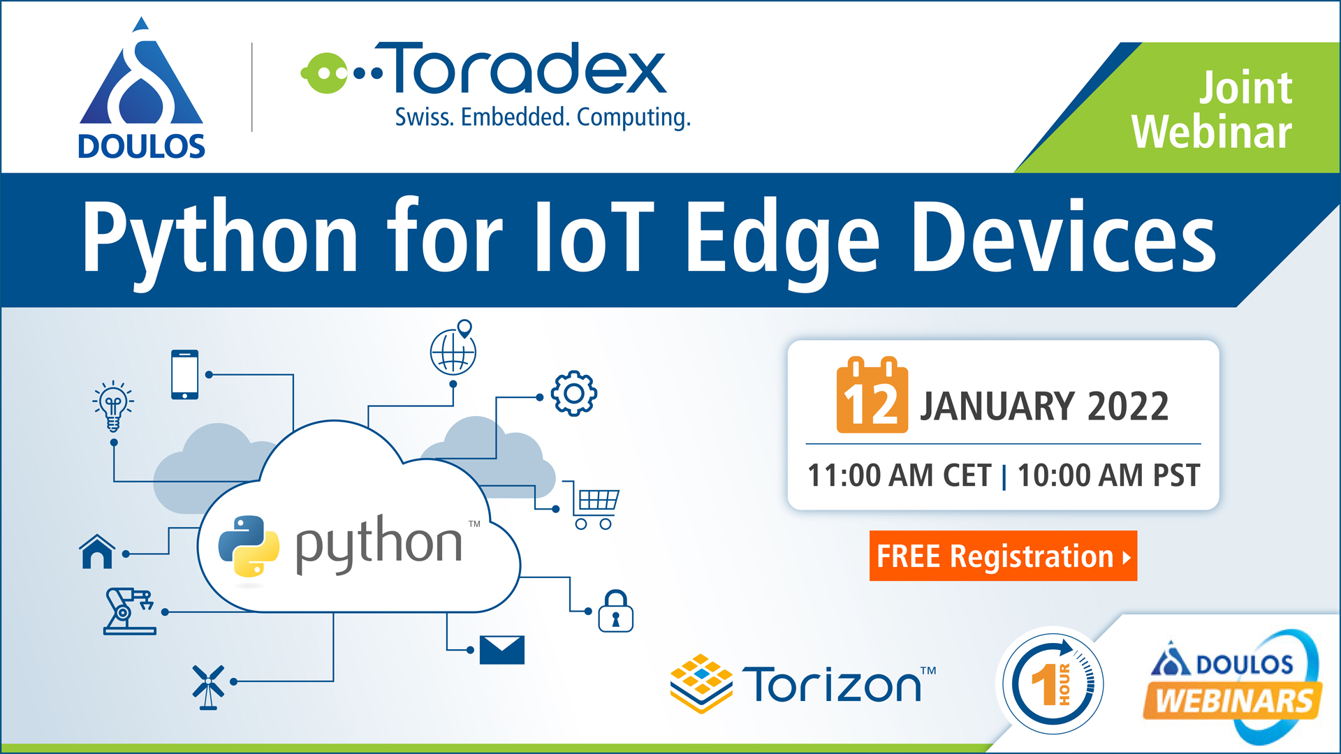 Webinar: Python for IoT Edge Devices, Online Event