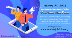 California Teachers of Color Virtual Job Fair 2022