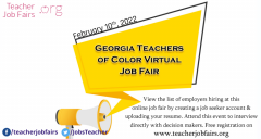 Georgia Teachers of Color Virtual Job Fair