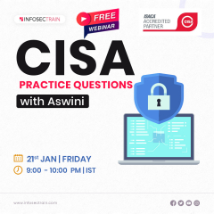 Free Webinar on CISA Practice Questions with Aswini