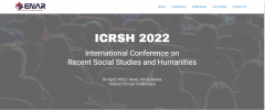 ICRSH Seoul - International Conference on Recent Social Studies and Humanities, 03 Apr 2022