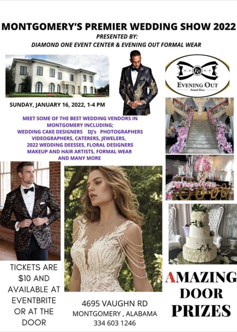Montgomery Premier Wedding Show 2022, Montgomery, Alabama, United States