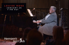 Louise Rose at Hermann's Jazz Club LIVESTREAM and LIVE AUDIENCE