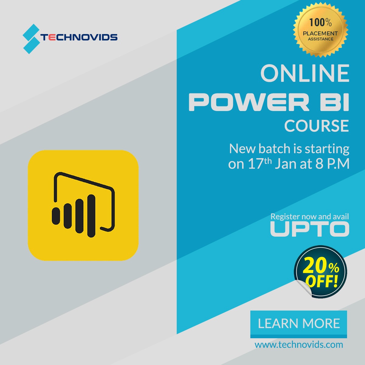 Power BI Online Course - Technovids, Online Event