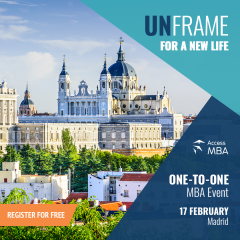 YOU ARE FREE TO CHOOSE YOUR FUTURE! DISCOVER YOUR MBA IN PERSON ON 17 FEBRUARY
