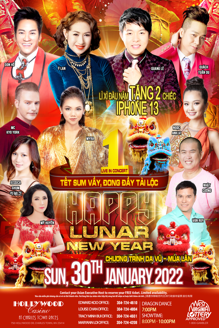 Lunar New Year Concert, Charles Town, West Virginia, United States