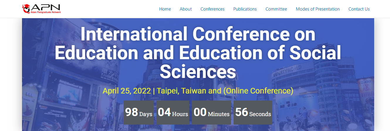 SCOPUS International Conference on Education and Education of Social Sciences (ICEES), Online Event