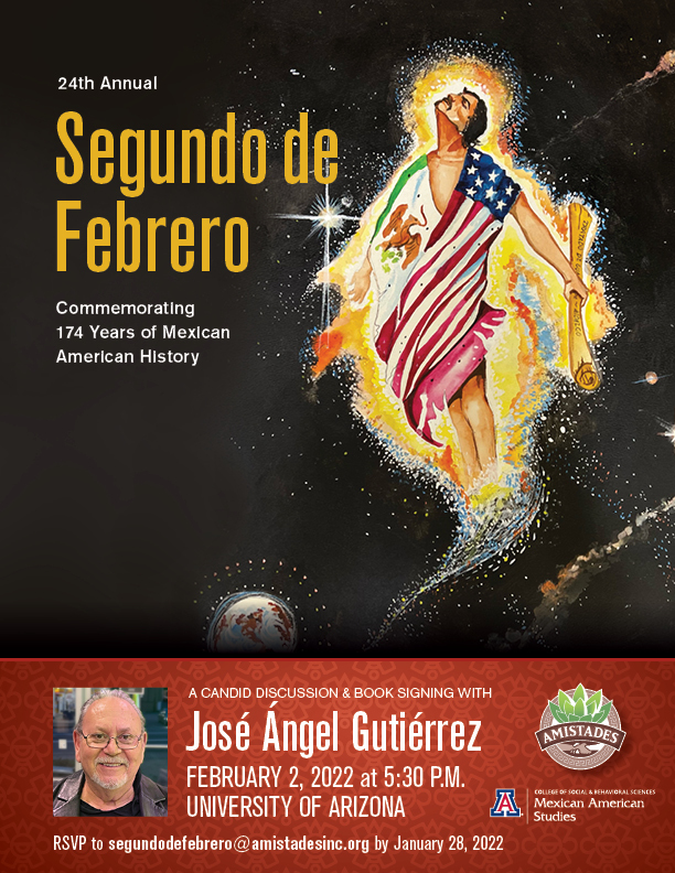 24th Annual Segundo de Febrero Commemoration with Guest Speaker Jose Angel Gutierrez, Tucson, Arizona, United States