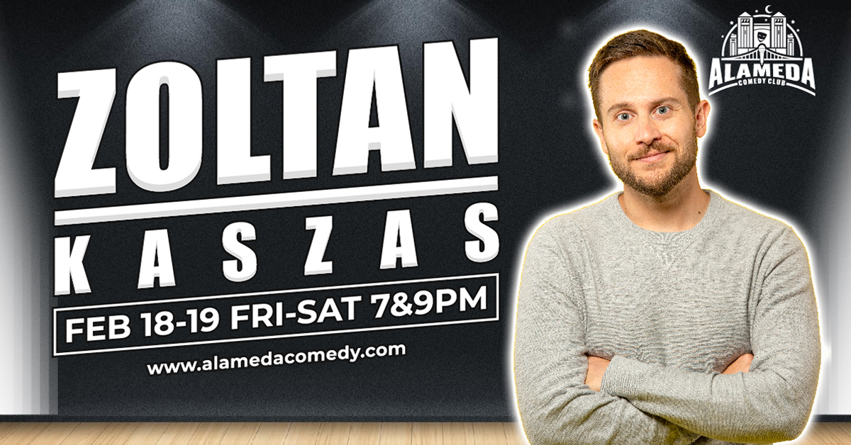 Zoltan Kaszas at the Alameda Comedy Club, Alameda, California, United States