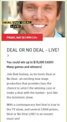 Deal or No Deal LIVE! with the BACHELOR, Bob Guiney